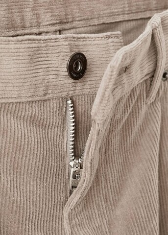 MANGO MAN Regular Hose 'Pompeia' in Braun