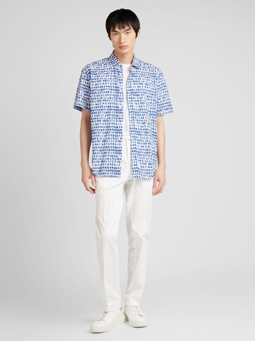 s.Oliver - Ajuste confortable Camisa en blanco