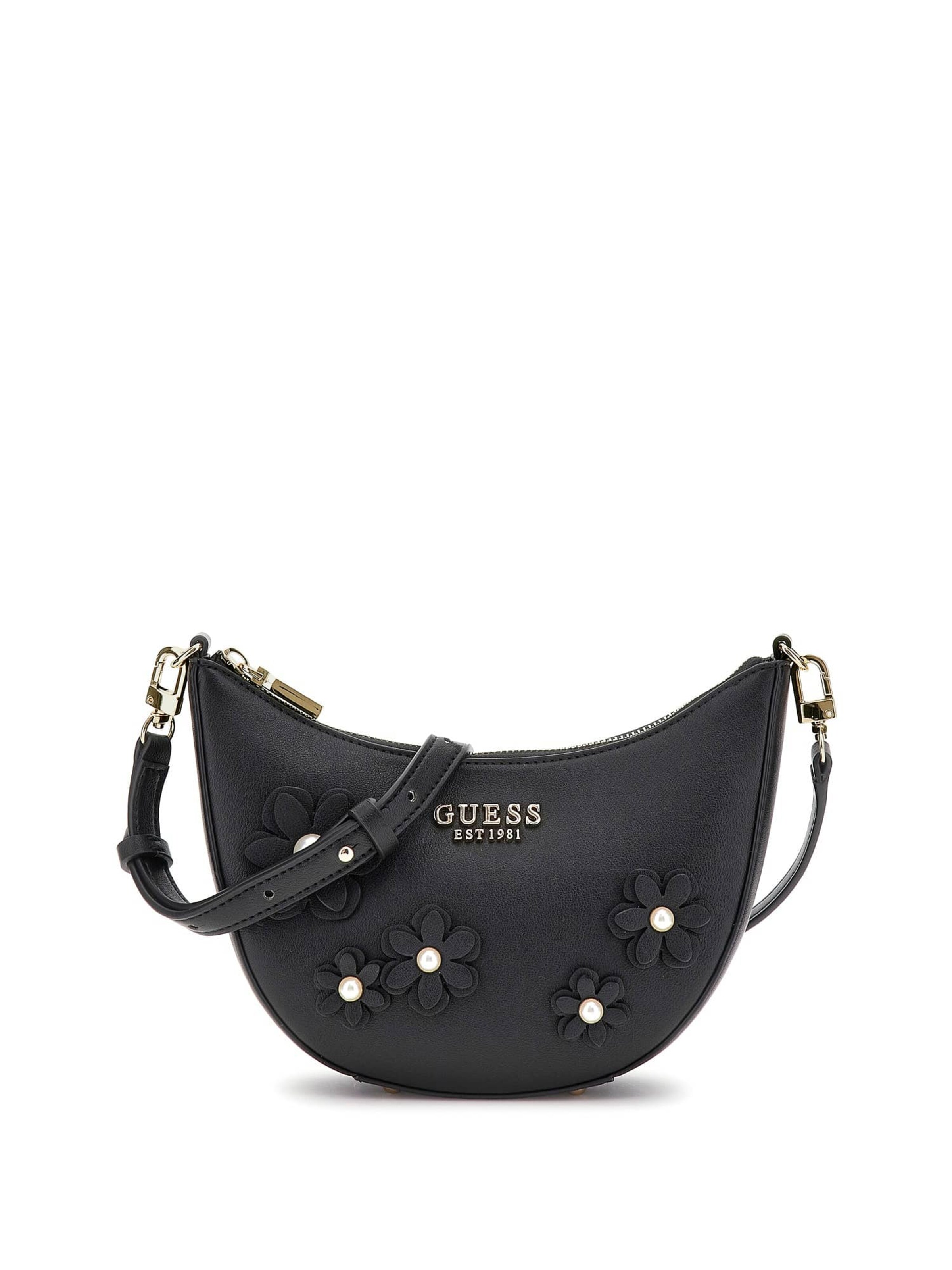 GUESS Shoulder Bag 'Zaria' in Black: front