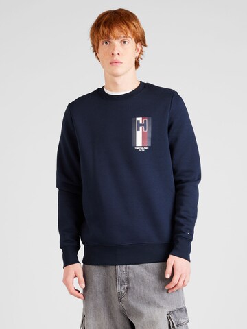 TOMMY HILFIGER Mikina – modrá: přední strana
