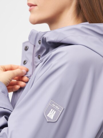 Derbe Raincoat 'Traveby Friese Plain' in Purple