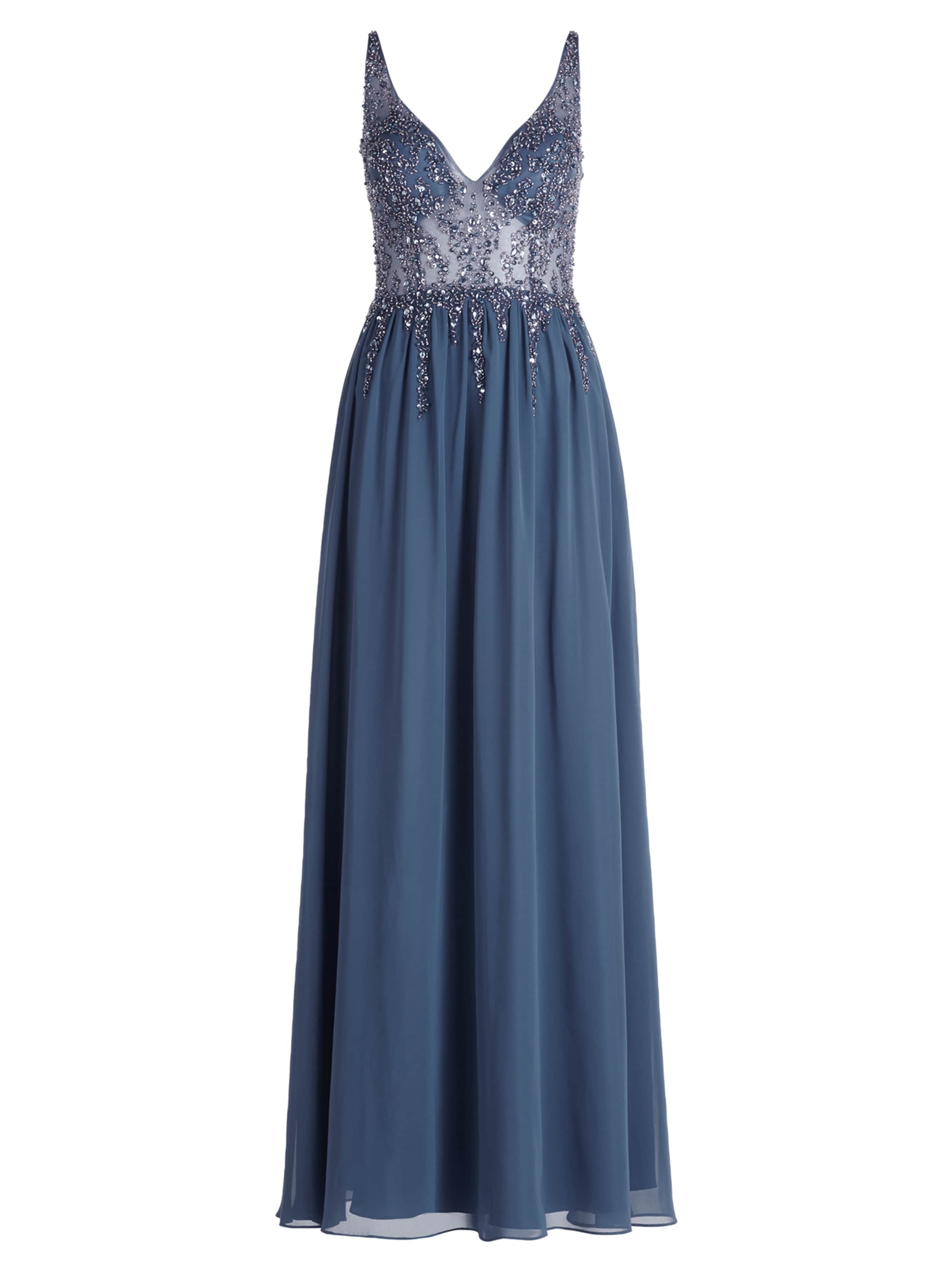 Vera Mont Avondjurk in Blauw: voorkant