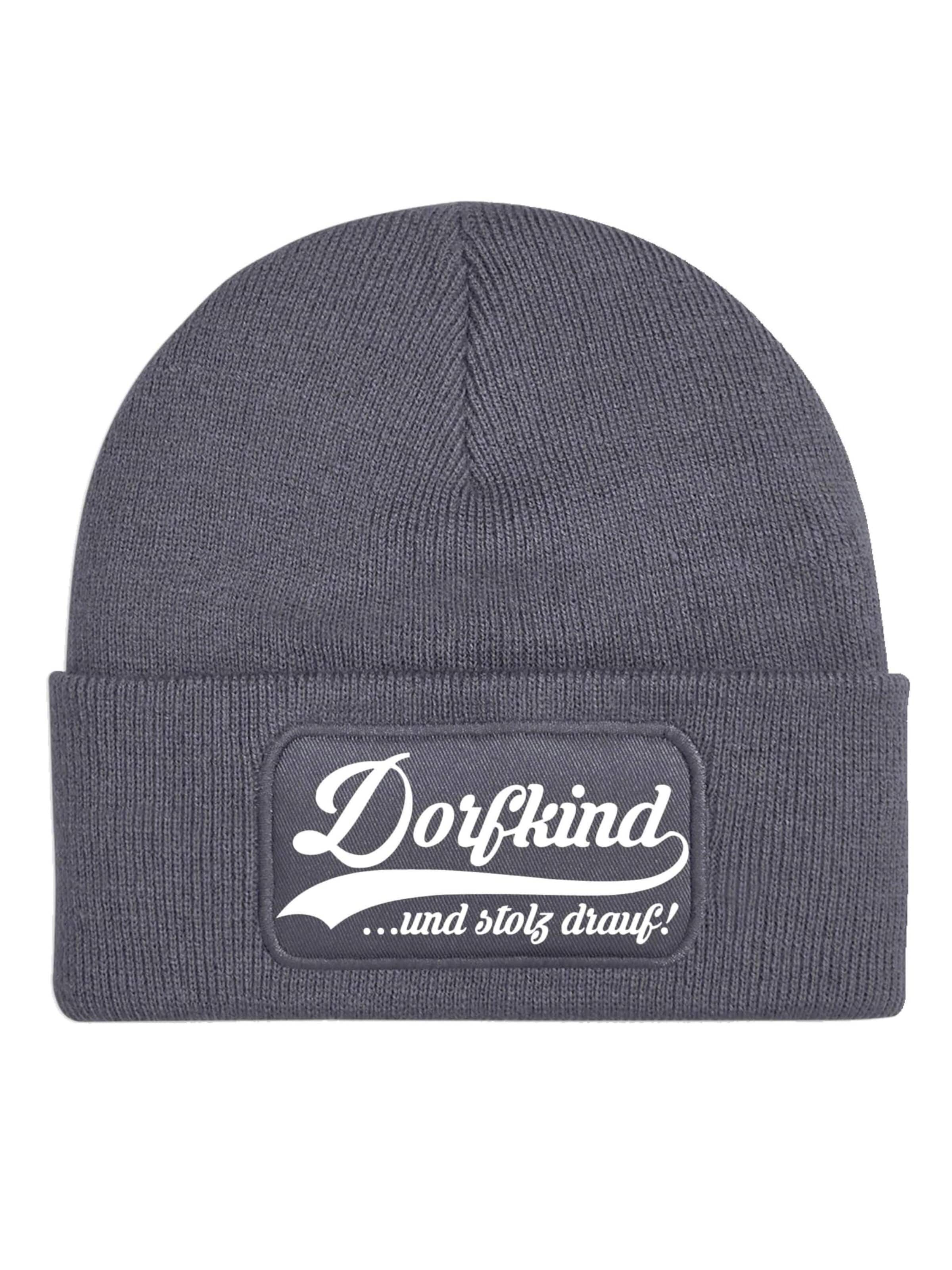 Youth Designz Beanie 'Dorfkind' in Grey: front