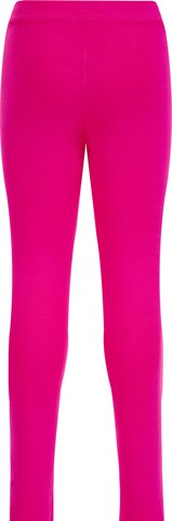 WE Fashion Skinny Leggingsit värissä vaaleanpunainen