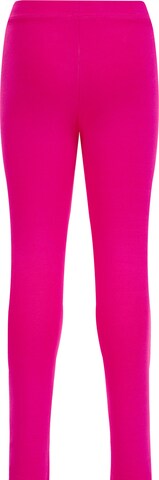 WE Fashion Skinny Legginsy w kolorze różowy