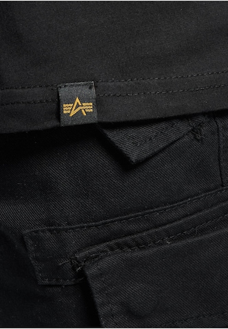 T-Shirt ALPHA INDUSTRIES en noir