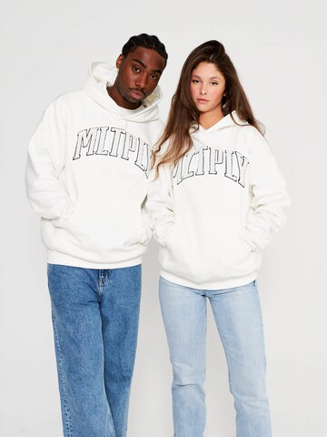 Multiply Apparel Sweatshirt in White: front