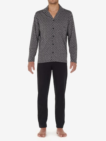 Pyjama long ' Vince ' HOM en noir : devant