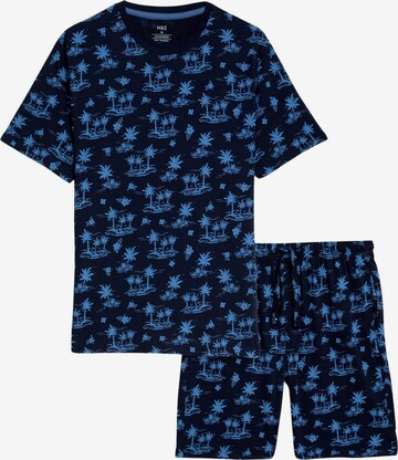 Pyjama court Marks & Spencer en bleu