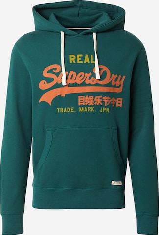 Superdry & CoSweater majica 'Eclipse' - zelena boja: prednji dio