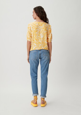 comma casual identity Blouse in Geel: terug