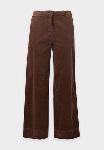 Wide Leg Pantalon 'C_Tacodi2-D' BOSS en marron : devant