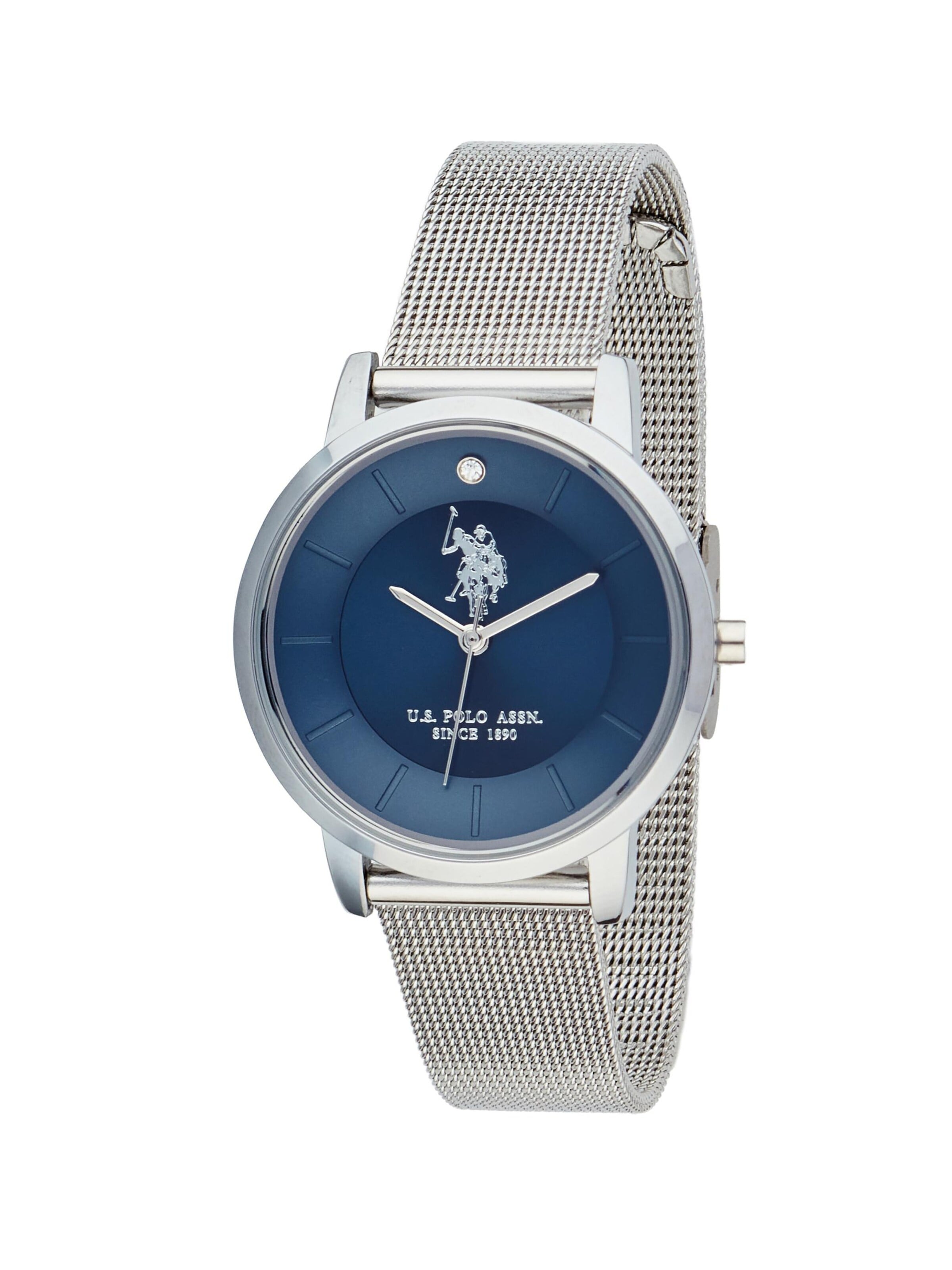 Montre à affichage analogique 'Amalia' U.S. POLO ASSN. en argent : devant