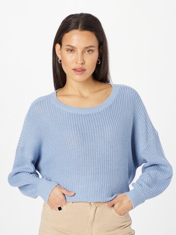 Pull-over 'HILDE' ONLY en bleu : devant