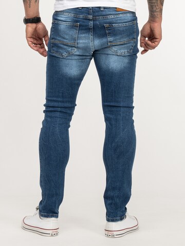 Rock Creek Slimfit Jeans in Blau