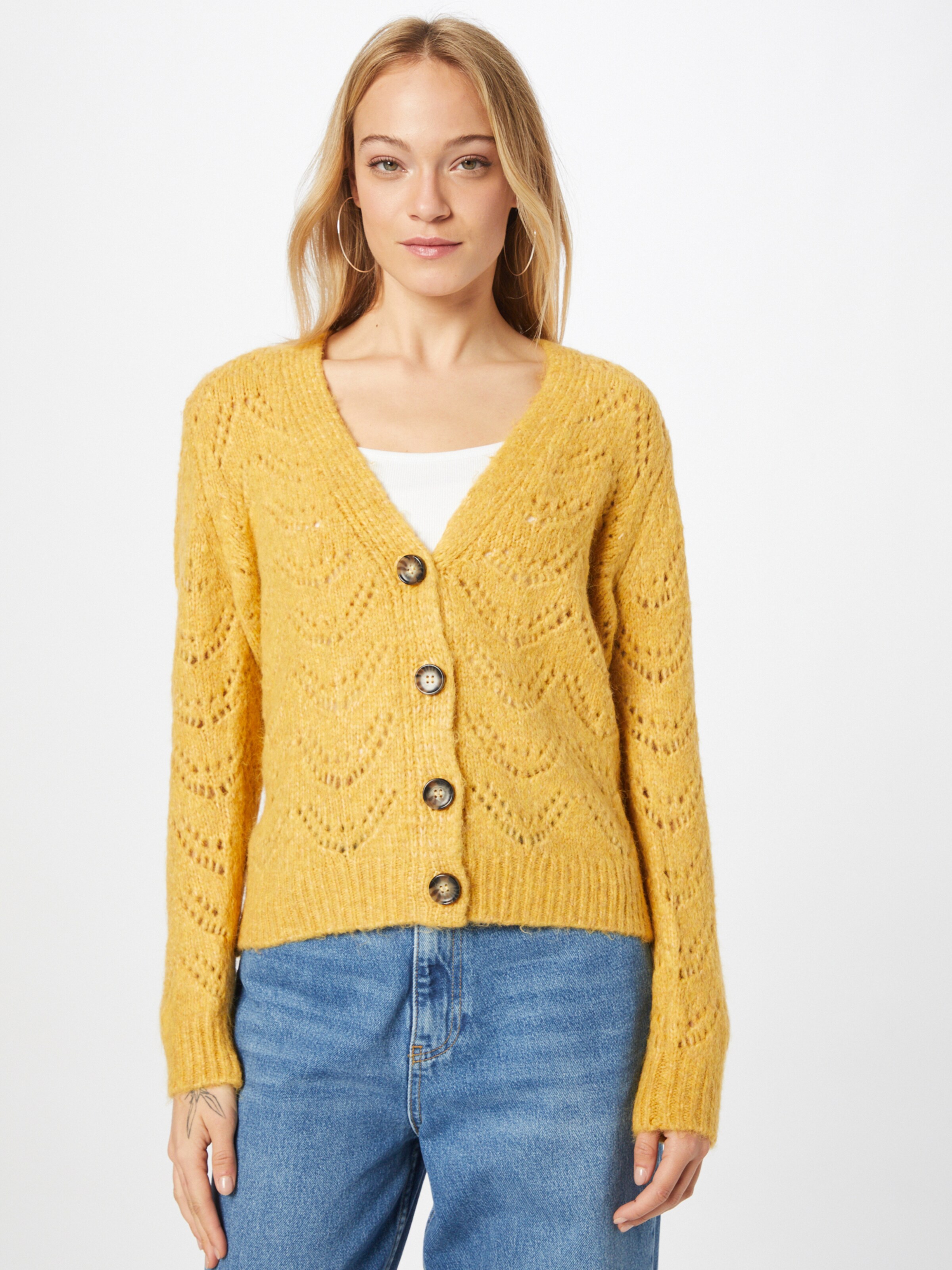 yellow gold cardigan