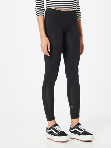 Skinny Leggings 'Lovely' de la Blutsgeschwister pe negru: față