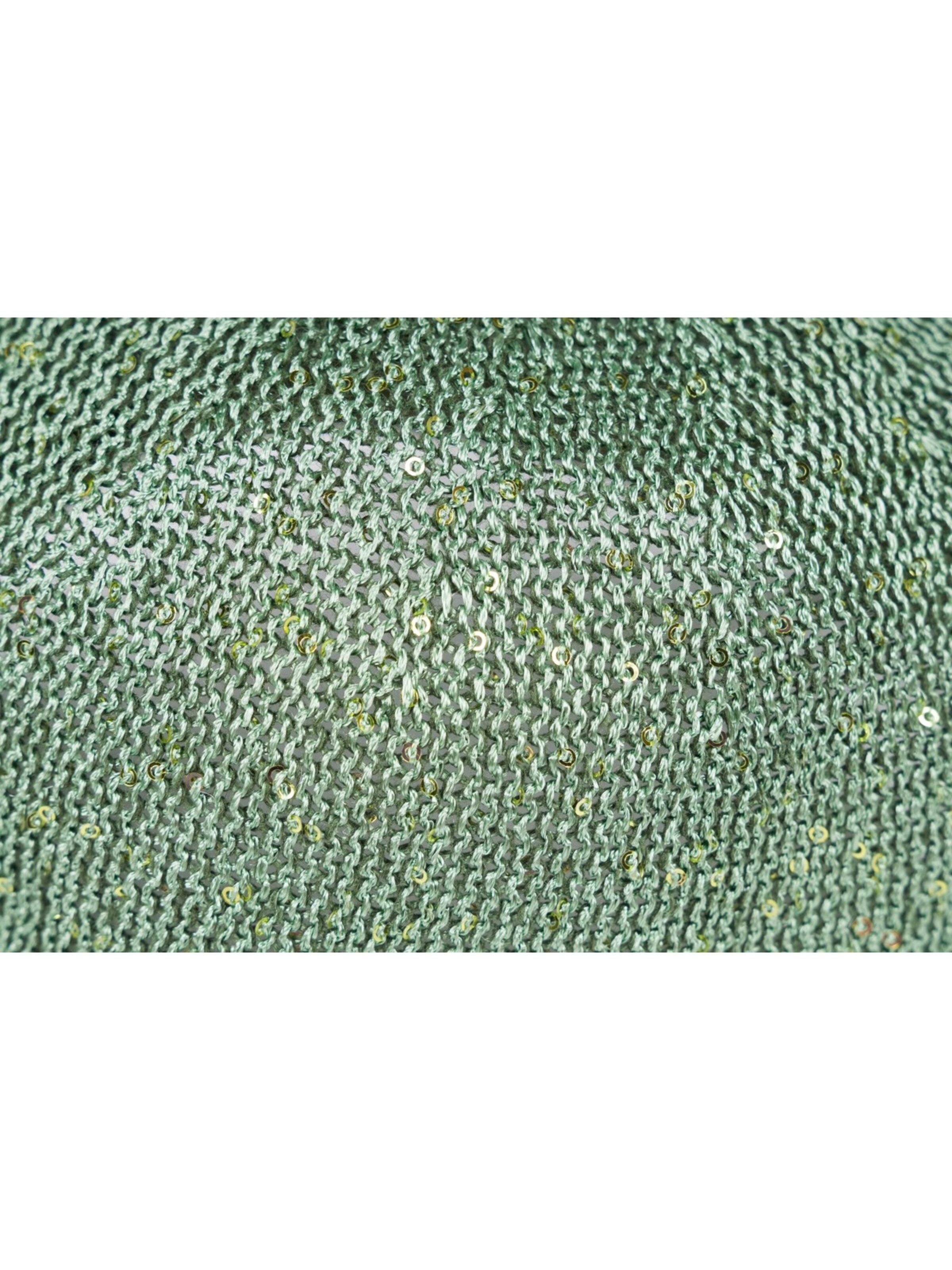 styleBREAKER Cap 'Gewebtes Baseball Cap Pailletten' in Green