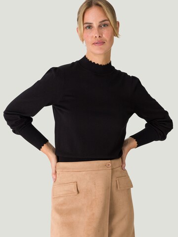 zero Sweater in Black: front