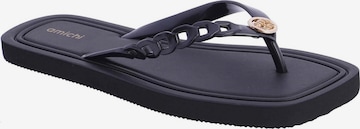 Amichi - Sandalias de dedo 'Chanclas de agua de dedo para mujer Erica de pvc y goma eva' en negro: frente