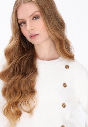 balta DreiMaster Vintage Megztinis