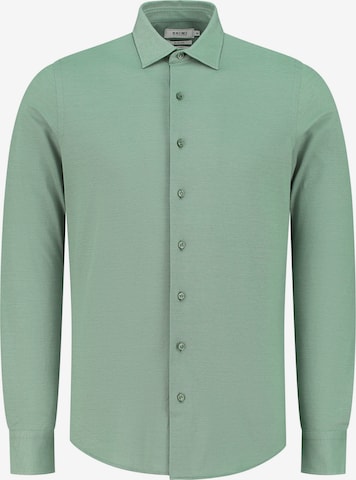 Shiwi Regular fit Overhemd 'Pablo' in Groen: voorkant