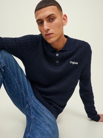 JACK & JONES كنزة صوفية 'Park' بلون أزرق