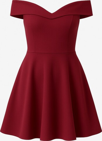 WOMAN VISION Jurk in Rood: voorkant