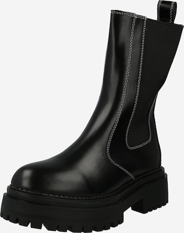 Nasty Gal Chelsea Boots in Schwarz: predná strana