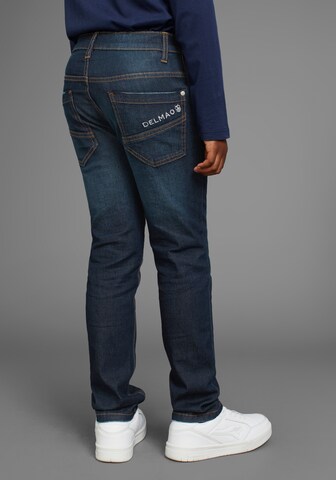 DELMAO Regular Jeans in Blau