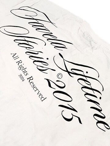 FAVELA Shirt 'Lifetime Storys' in White