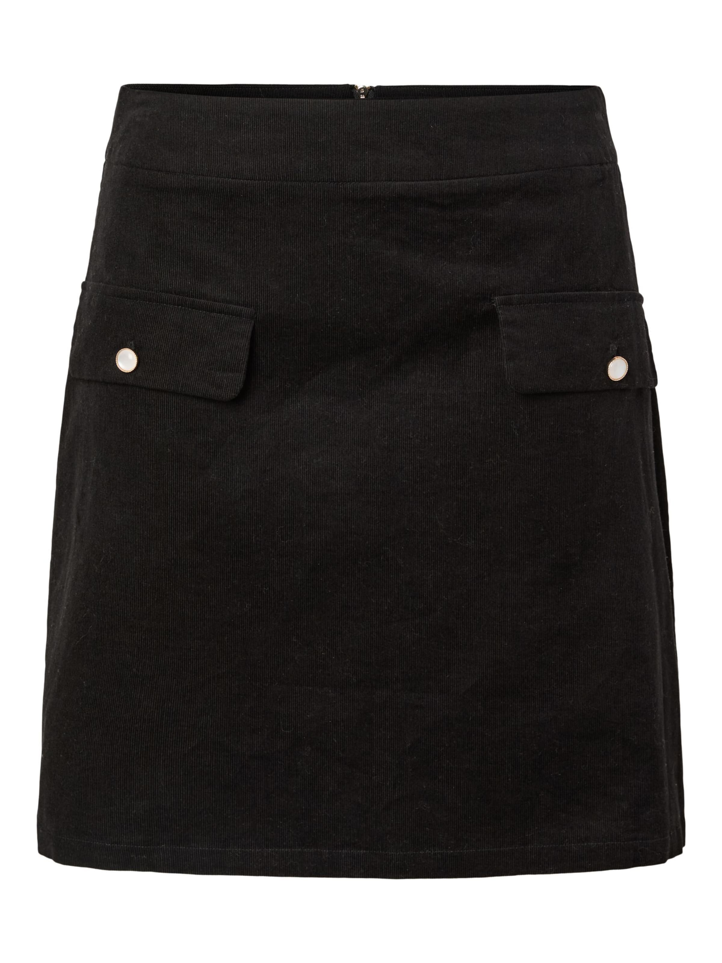 YAS - Falda 'CORA' en negro: frente