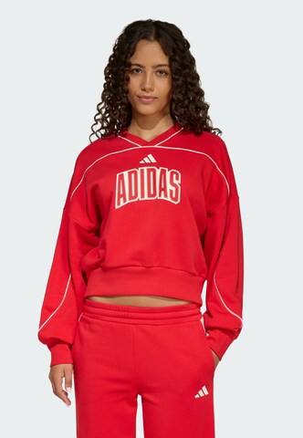 Sweat de sport 'Stadium' ADIDAS SPORTSWEAR en rouge : devant