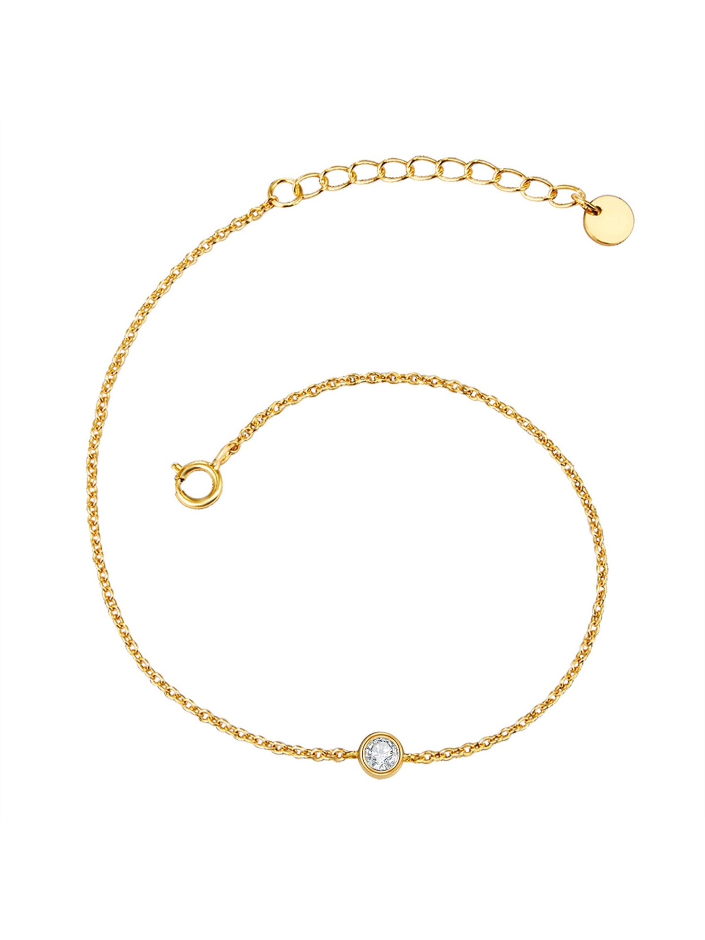 Lulu & Jane - Pulsera en oro: frente