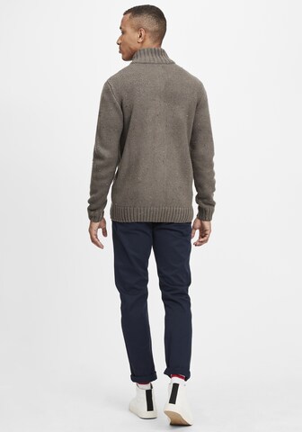 INDICODE JEANS Knit Cardigan 'Bergen' in Beige