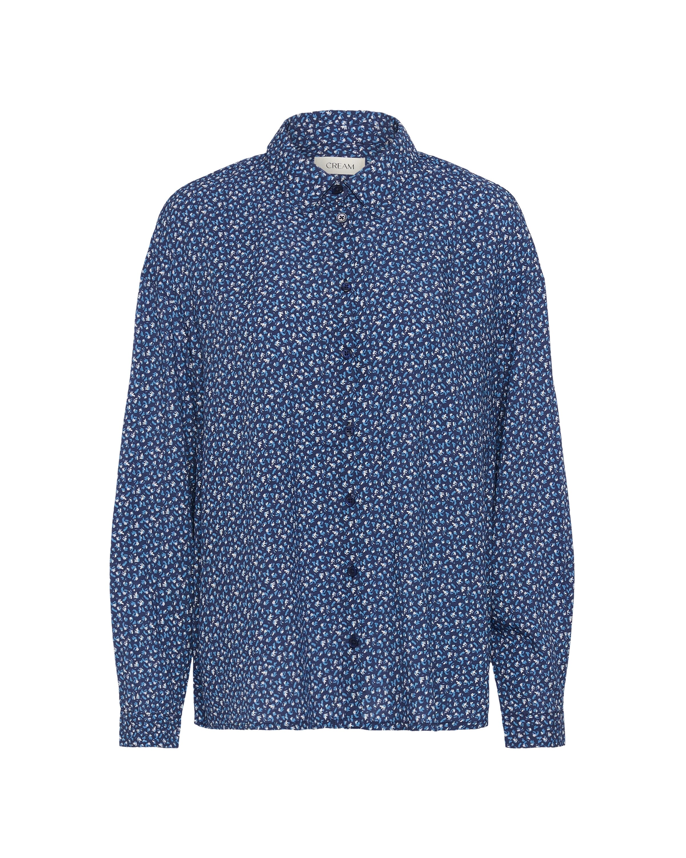 Cream Bluse 'CRTiah' i blå / mørkeblå / hvid, Produktvisning