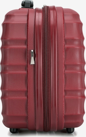 Wittchen Toiletry Bag 'GROOVE LINE' in Red