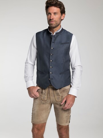SPIETH & WENSKY Traditional vest in Blue: front