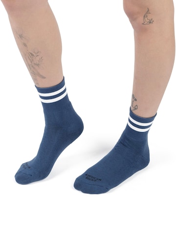 American Socks Ankle Socks 'Marine' in Blue