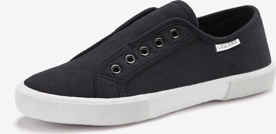 LASCANA Slip on en noir, Vue avec produit