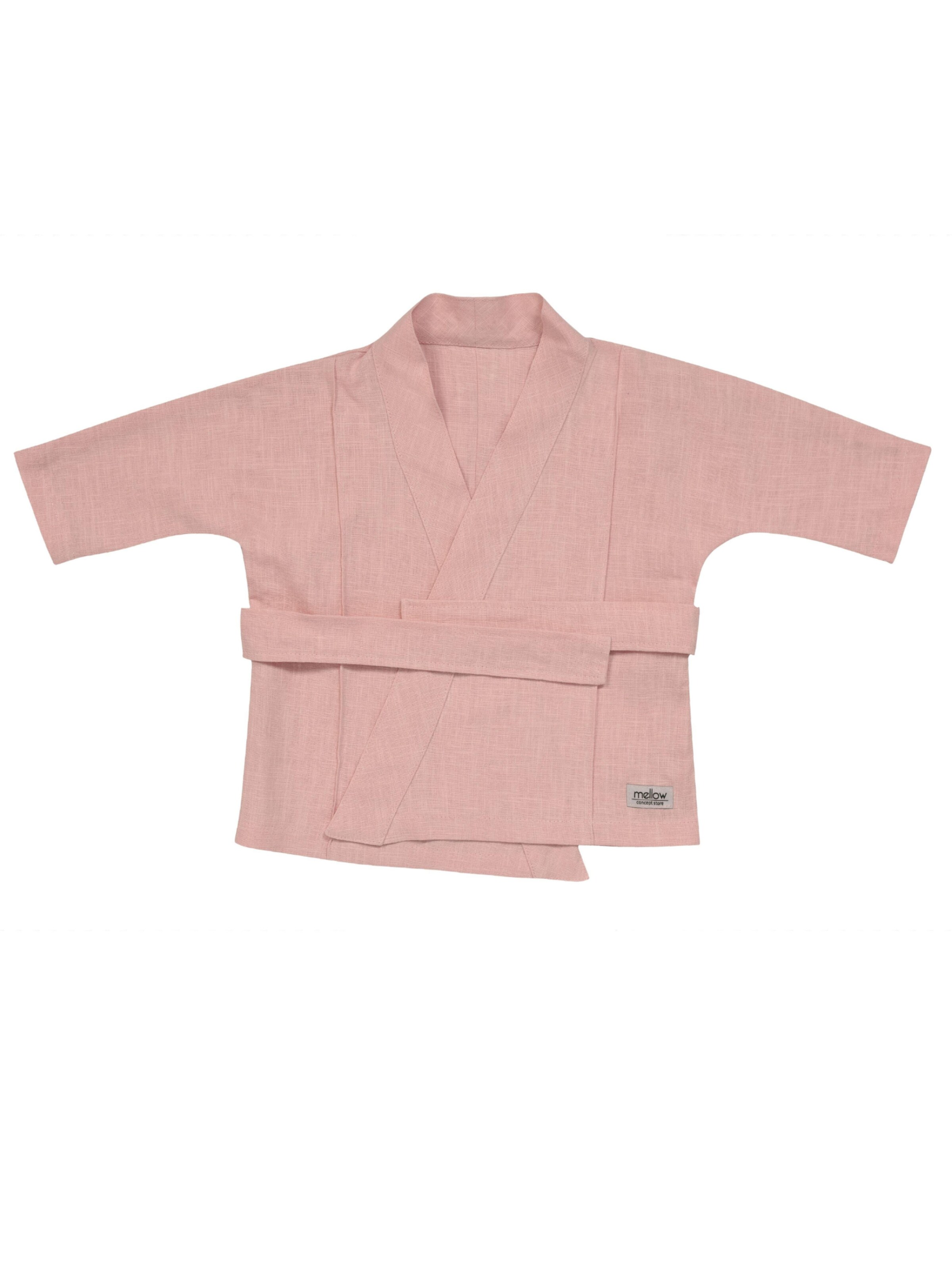 Maglietta ''Kimono Ramie'' di ZUBEK in rosa: frontale