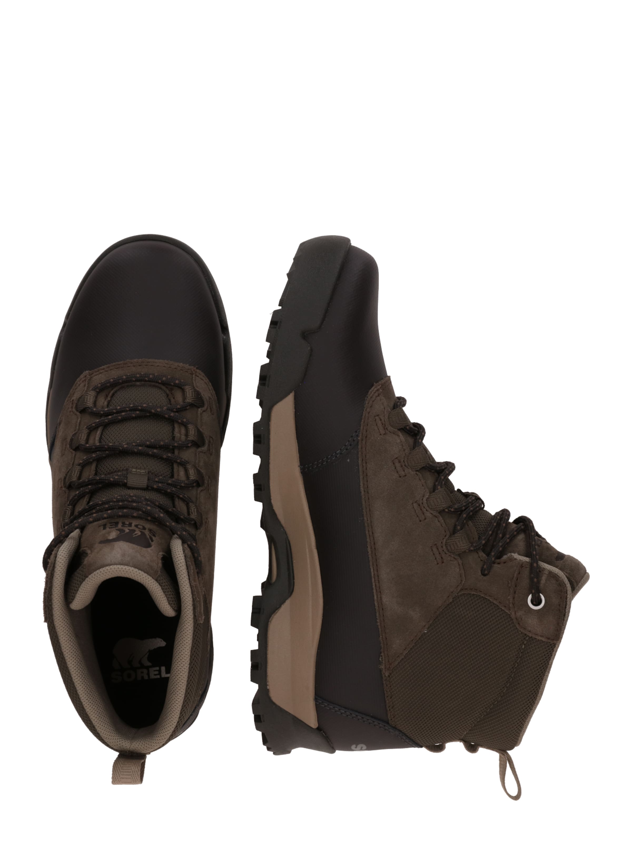 SOREL Ботинки на шнуровке 'Buxton' в Коричневый