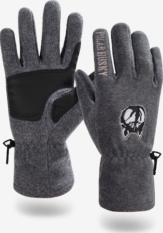 Polar Husky Athletic Gloves 'Lhotse' in Grey: front