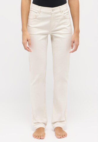 Coupe slim Jean 'Cici' Angels en blanc : devant