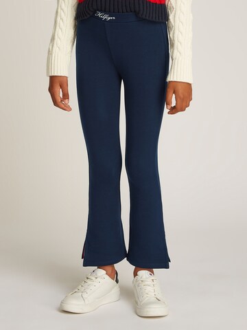 TOMMY HILFIGER Обычный Леггинсы 'VARSITY FLARE LEGGING' в Синий: спереди