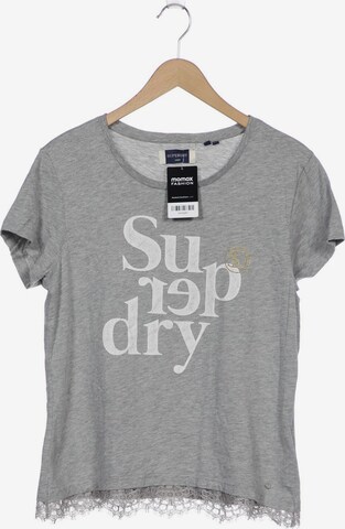 Superdry T-Shirt L in Grau: predná strana