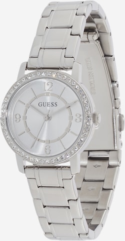 GUESSAnalogni sat - srebro boja: prednji dio