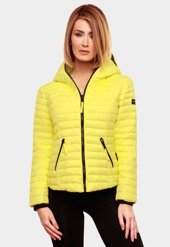 NAVAHOO Between-season jacket 'Kimuk' in Yellow: front