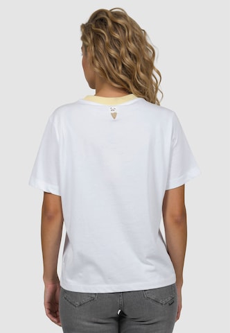 Kleinigkeit - Camisa 'Free Ice Cream' em amarelo