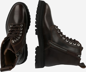ROYAL REPUBLIQ Lace-Up Ankle Boots 'Downtown' in Brown
